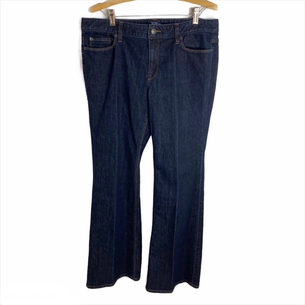Ann Taylor Loft modern flare rinse jeans size 12